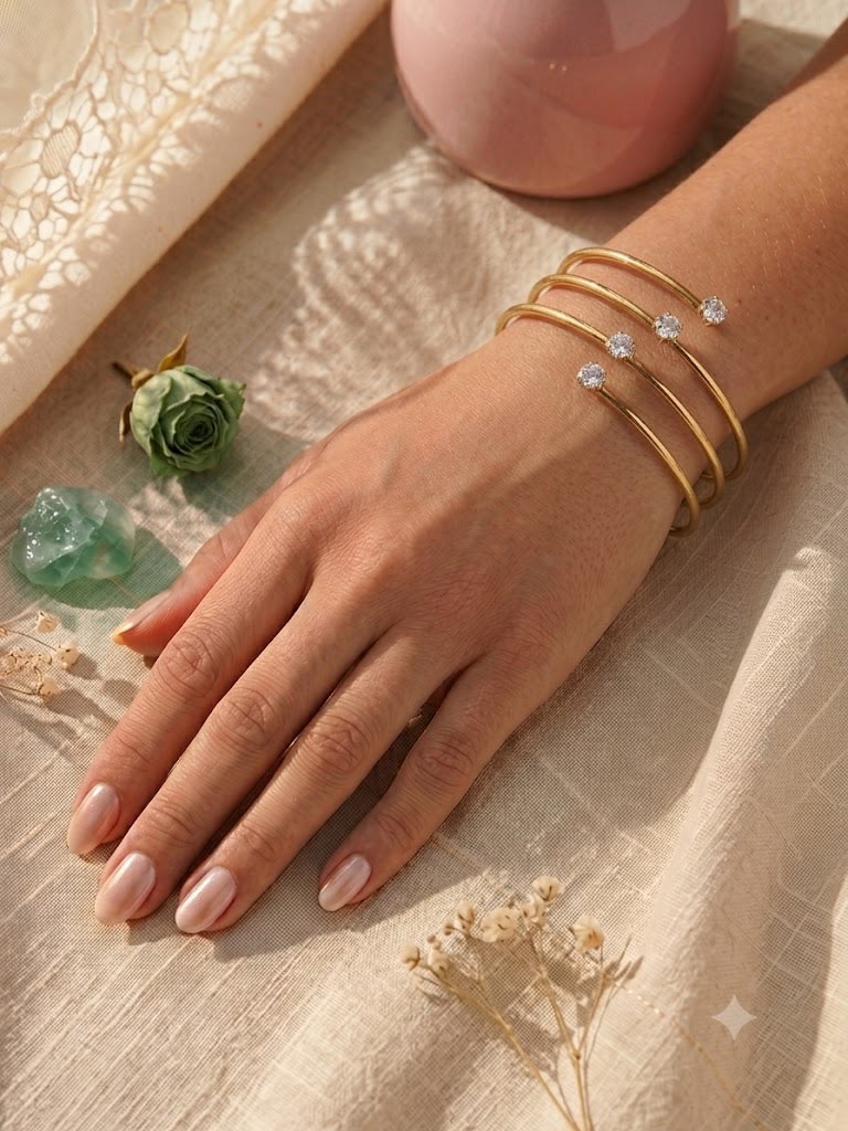 Triple Pearl Stack Bracelet