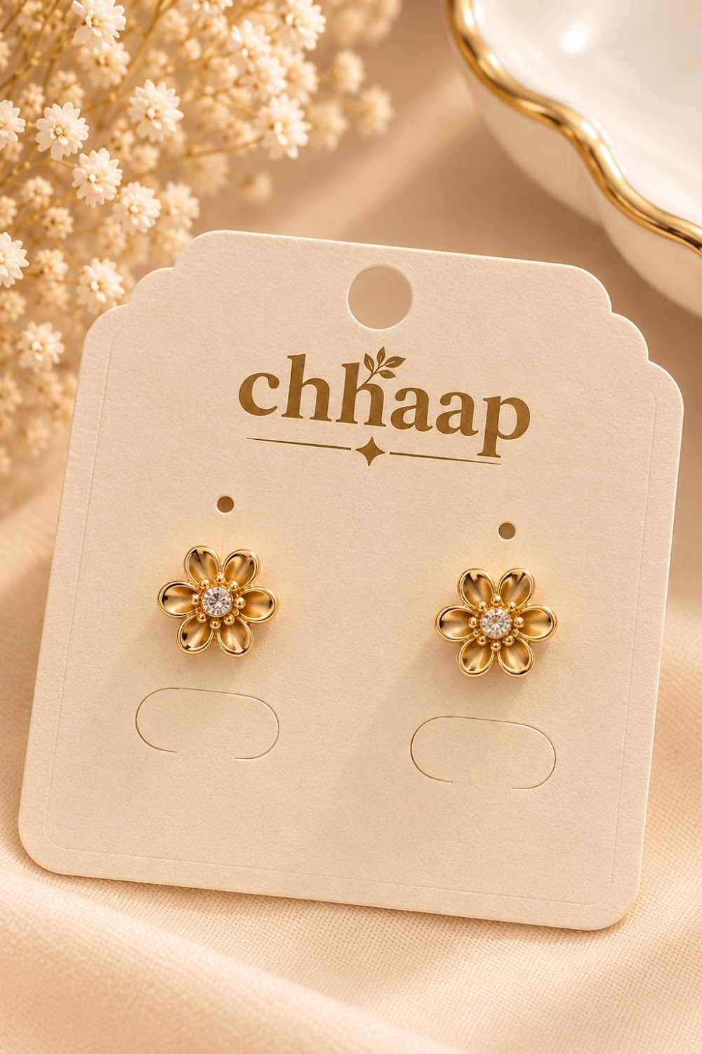 Daisy Charm Studs