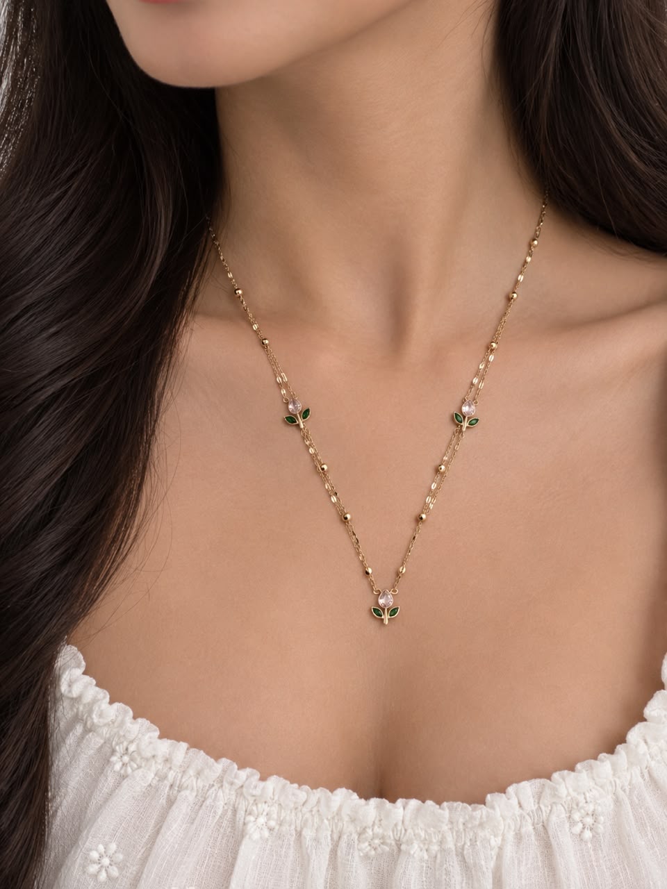 Three tulip pendant