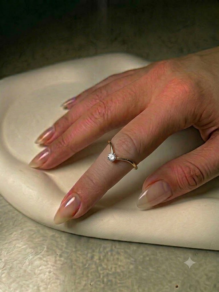 Solitaire Pearl Ring