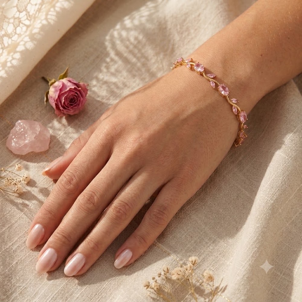 Pink tulip Bracelet